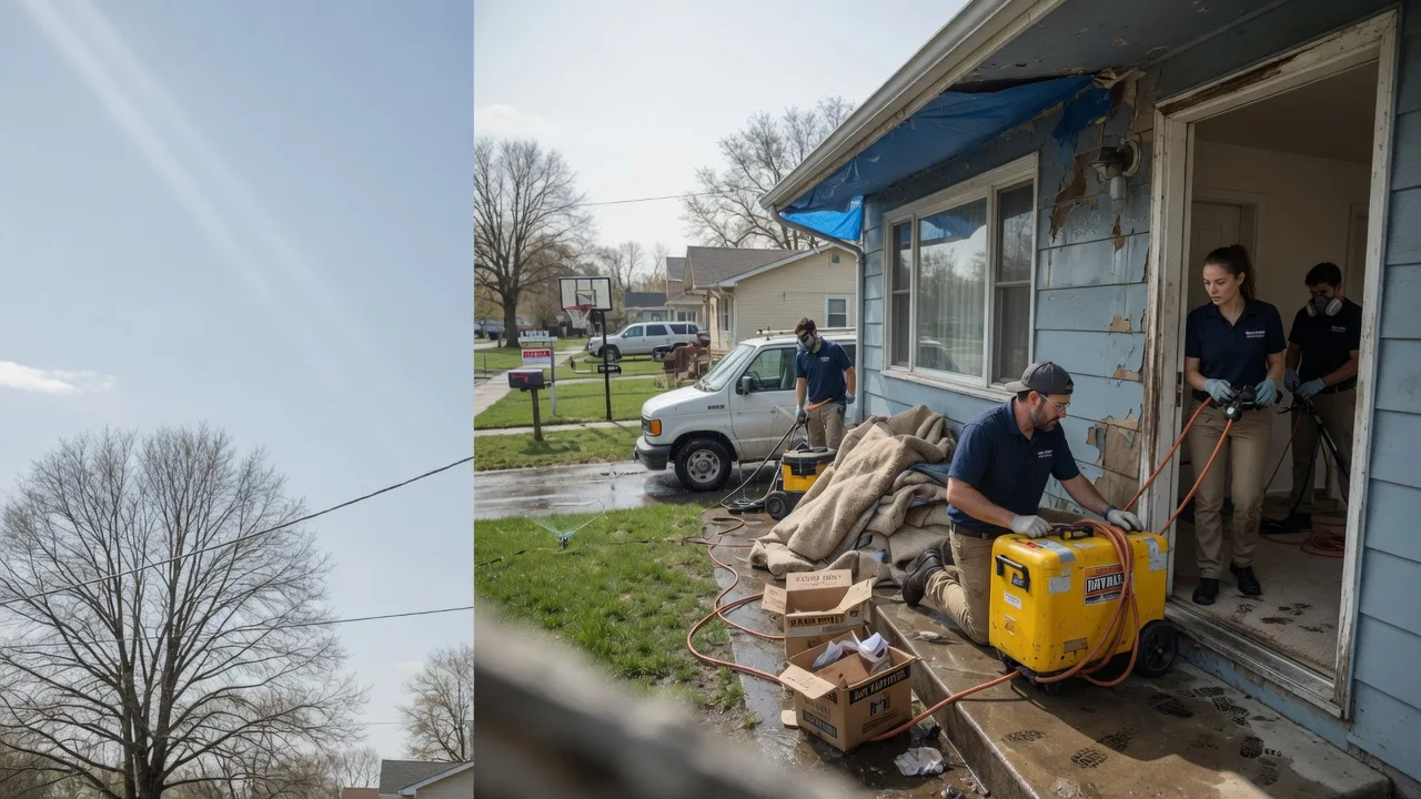 Basement Flood Cleanup in East Dubuque, IL near me
